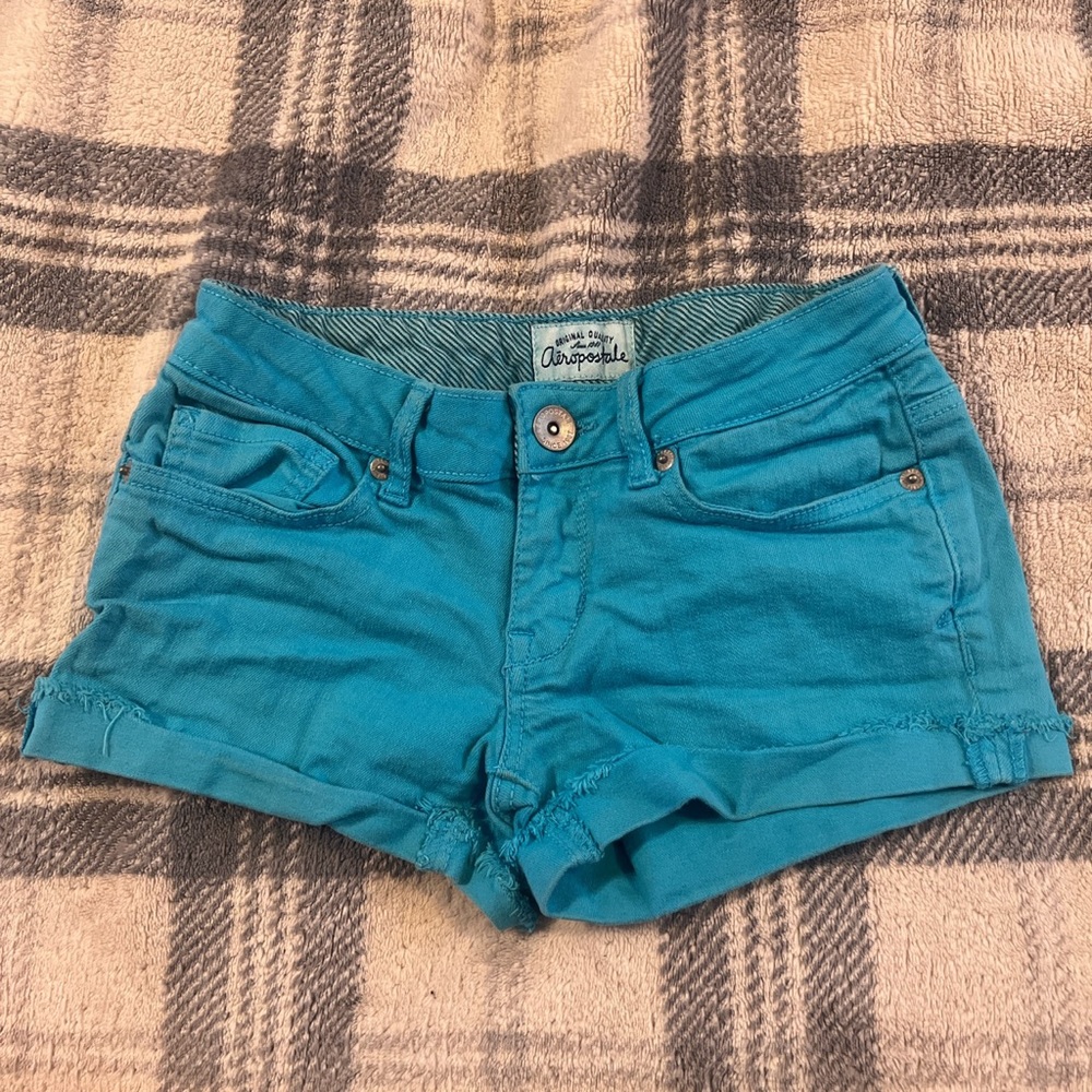 Blue shorts